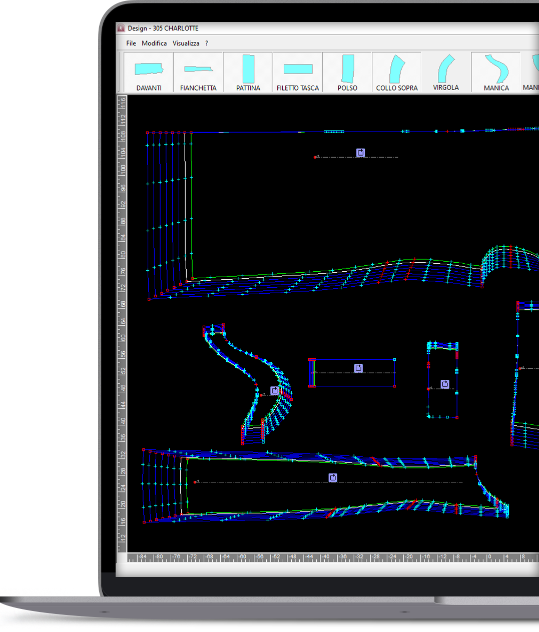 Pro2CAD - Programma di Moda per Abbigliamento.