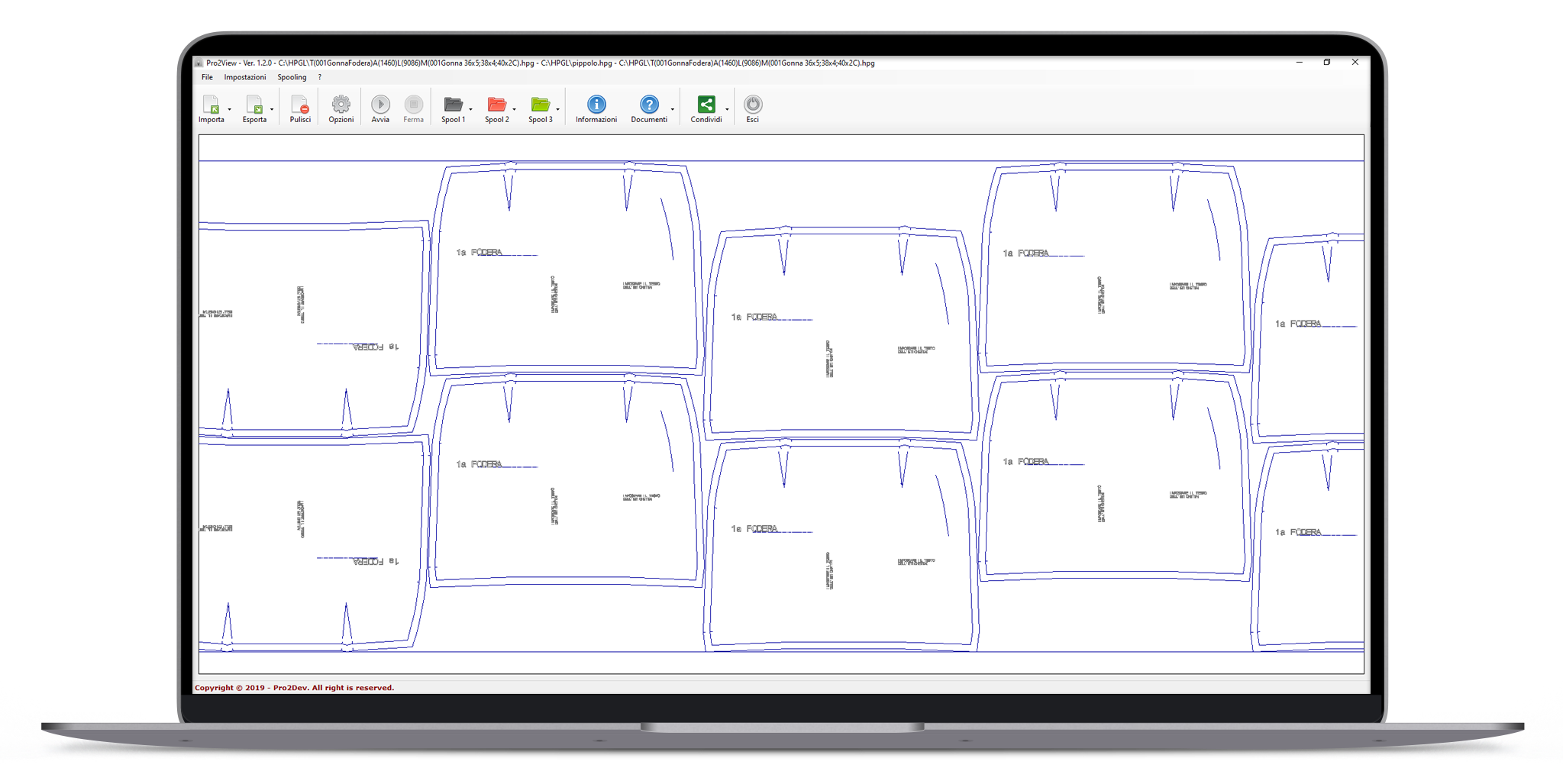 Pro2Viewer - Visualizzatore vettoriale